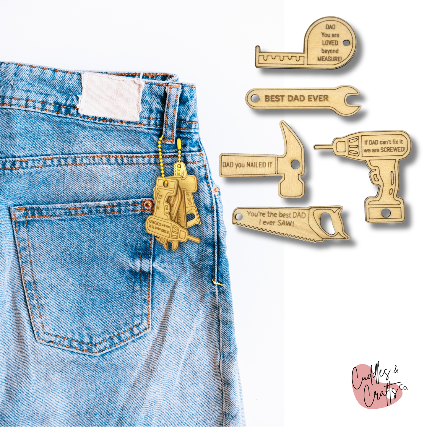 Handy Dad Keychain