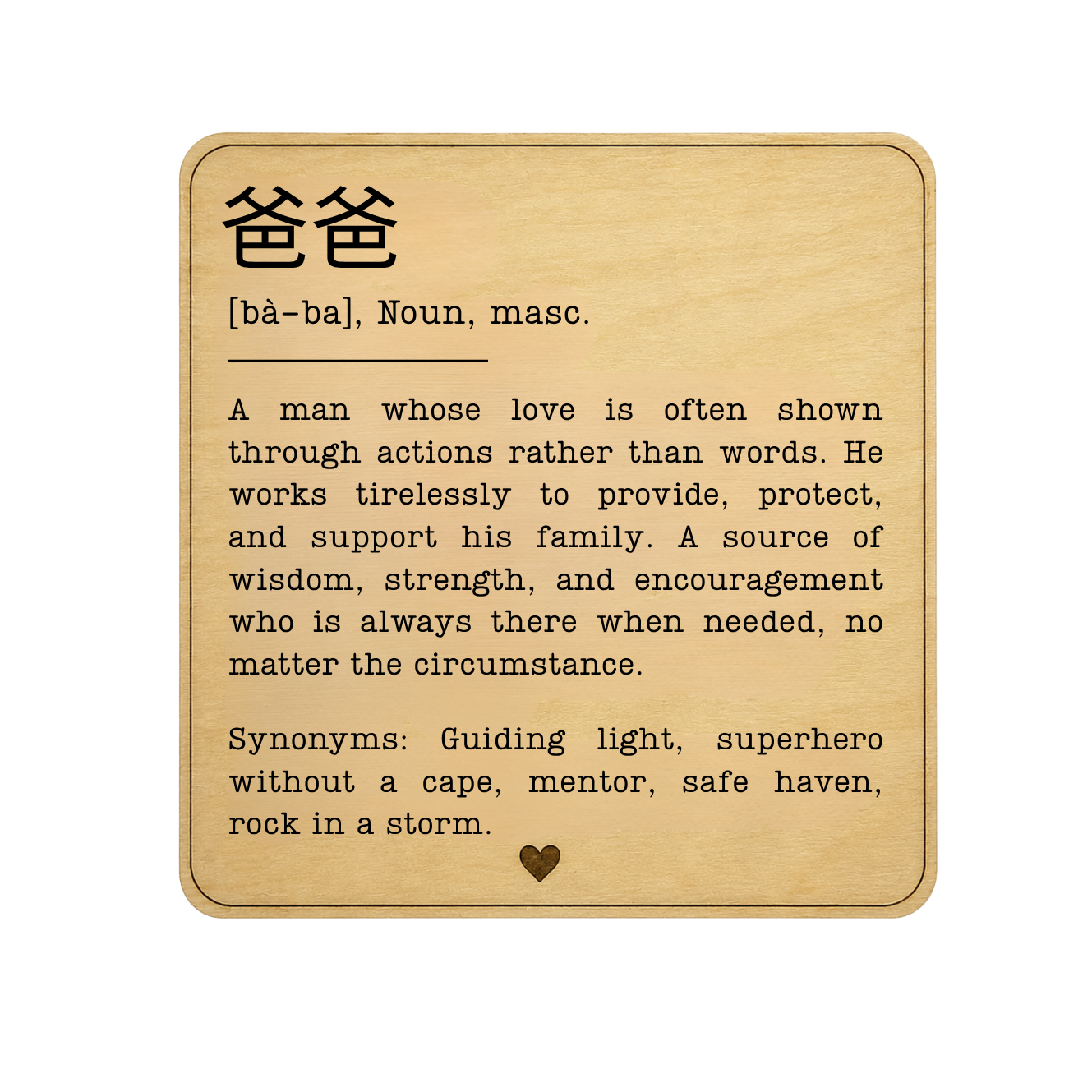 Name Magnet Plaque