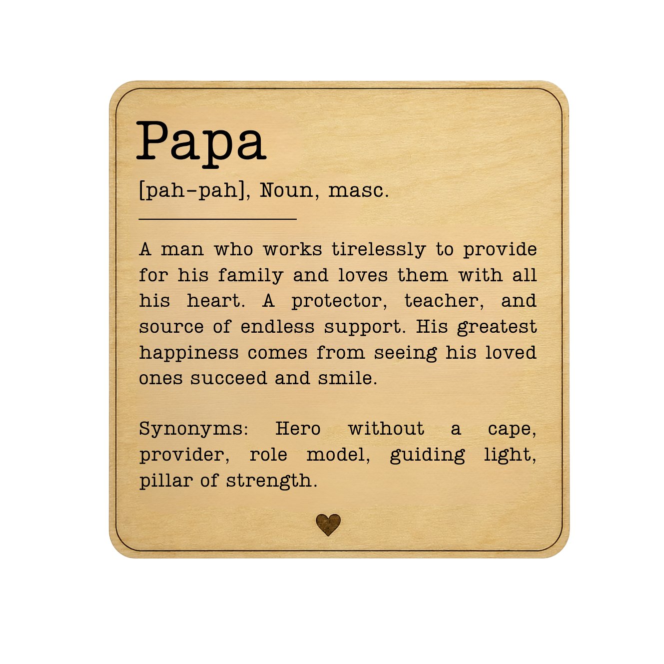 Name Magnet Plaque