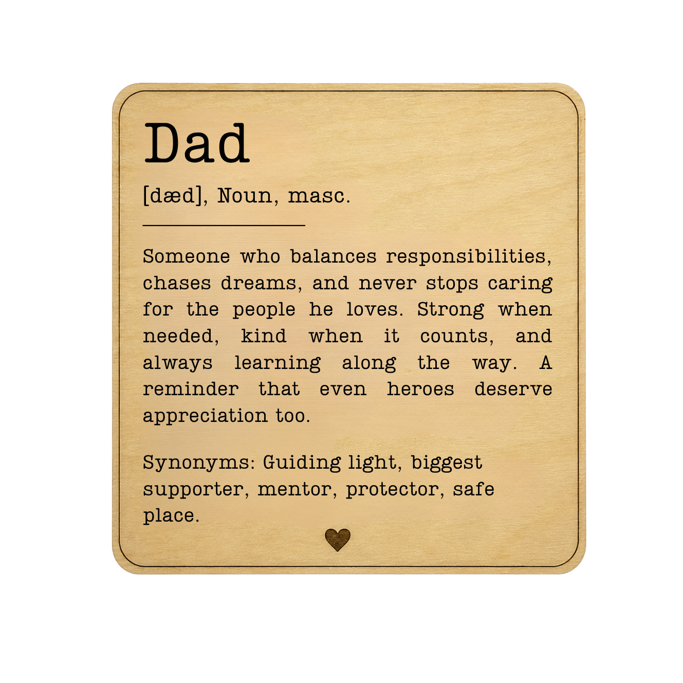 Name Magnet Plaque